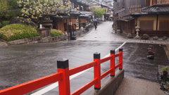 雨の日に清水へ