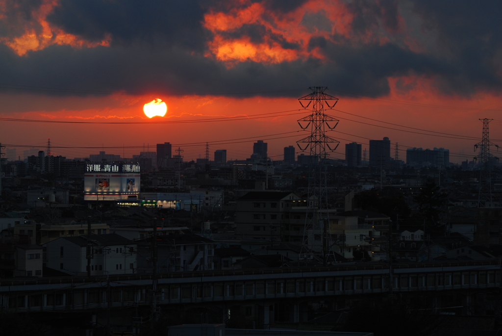 雨雲の後ろに１