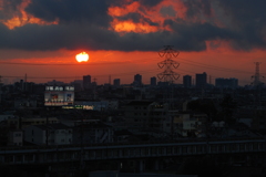 雨雲の後ろに１