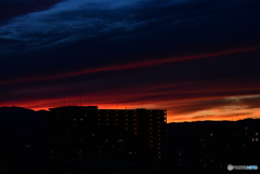 本日の夕景