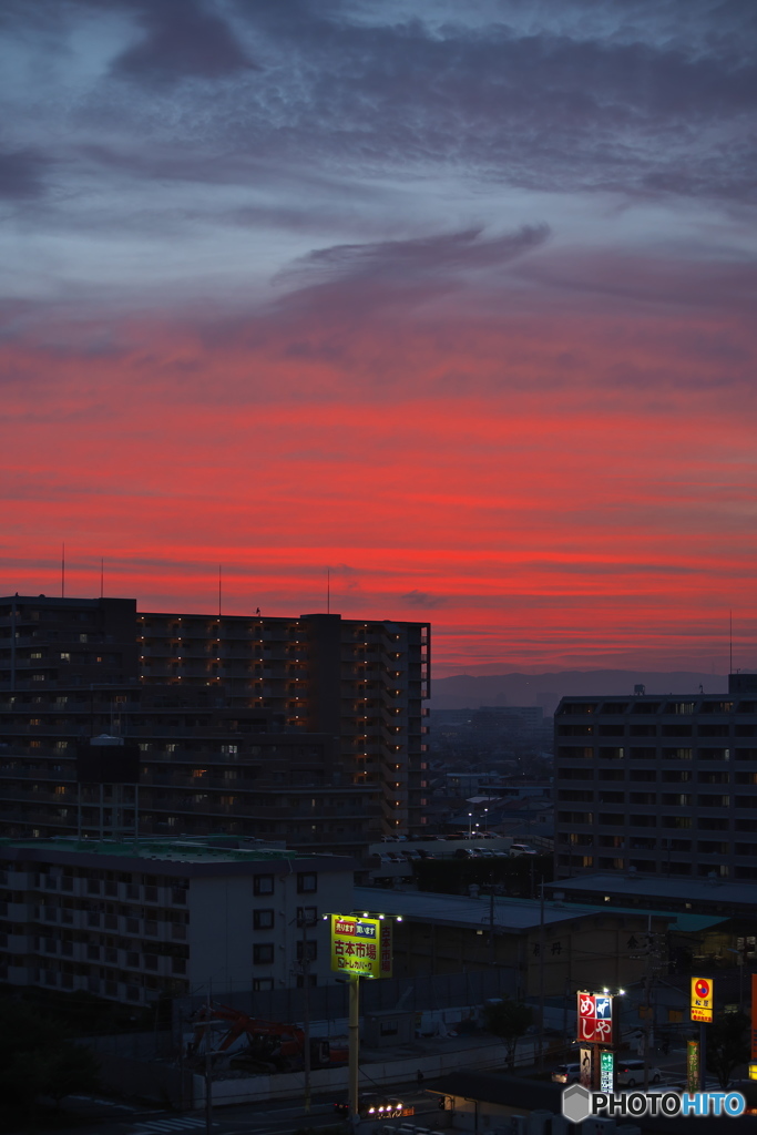 本日のsunset