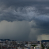 雨の境目(北の空)