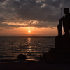 宍道湖の夕景