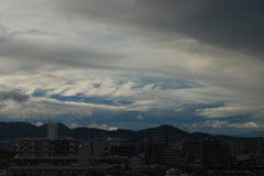 雨雲との境