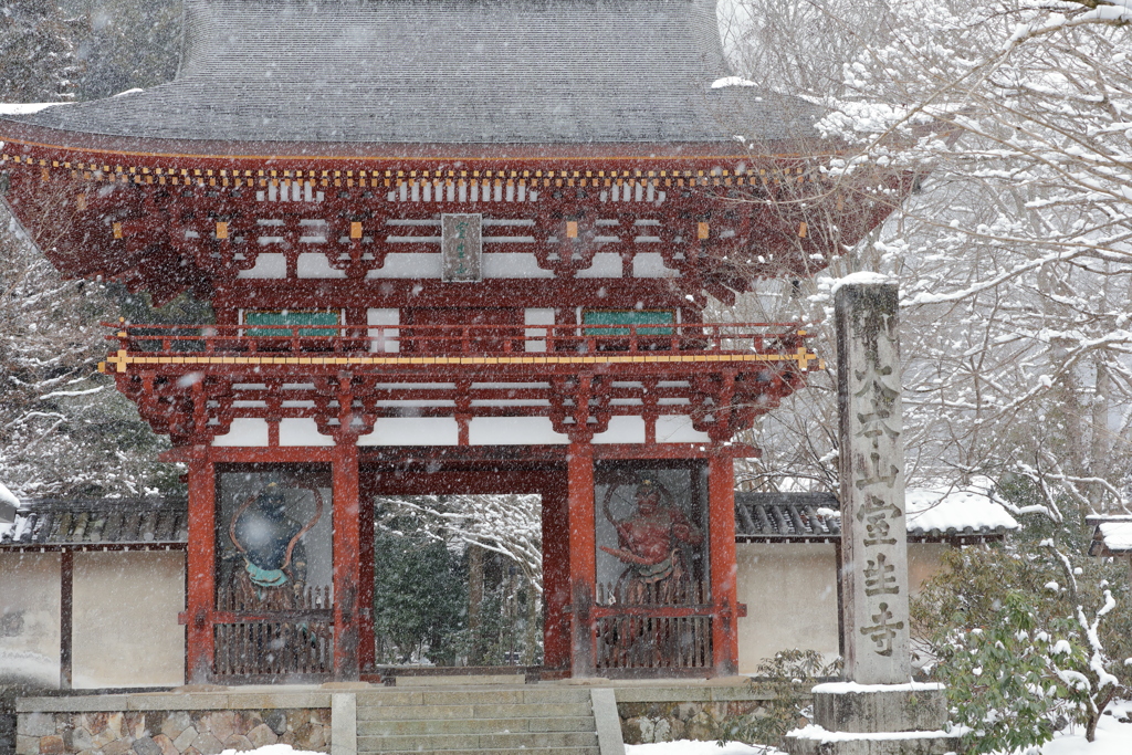 雪の室生寺　続き