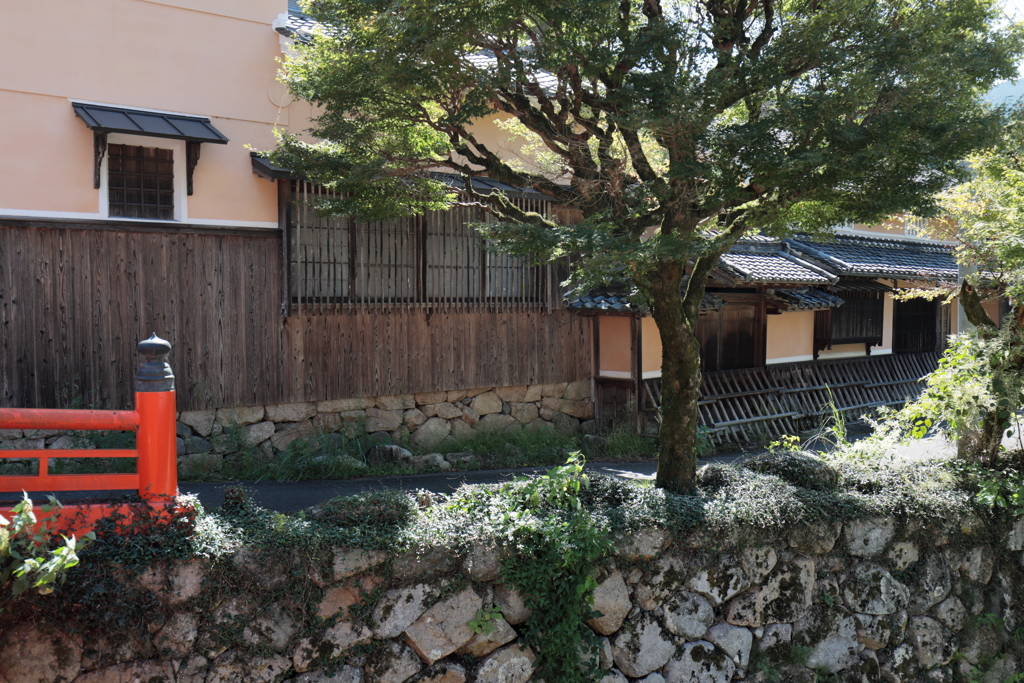 長谷寺参道の外れ