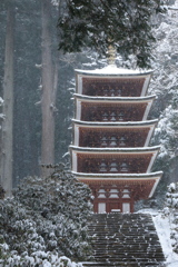 室生寺モノクローム