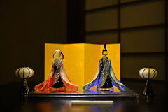 硝子のお雛様