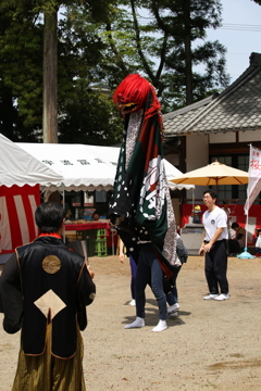 獅子神楽の奉納