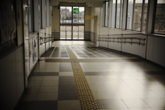 今日の駅前風景