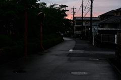 黄昏の街