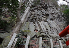 奇岩の神社　赤岩尾神社