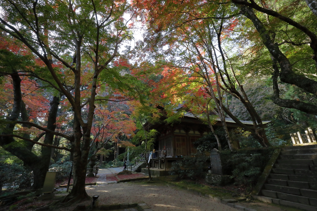 秋深し　室生寺