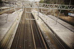 今日の駅前風景