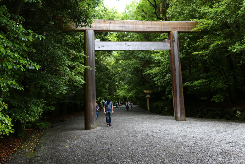 伊勢神宮　内宮の参道