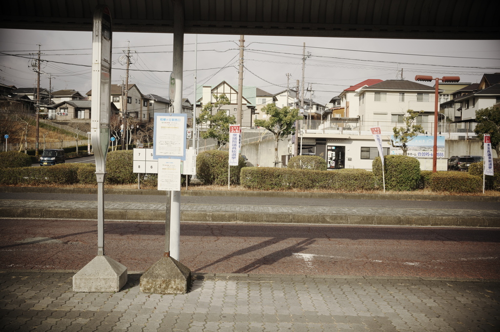 今日の駅前風景