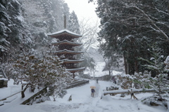 室生寺モノクローム