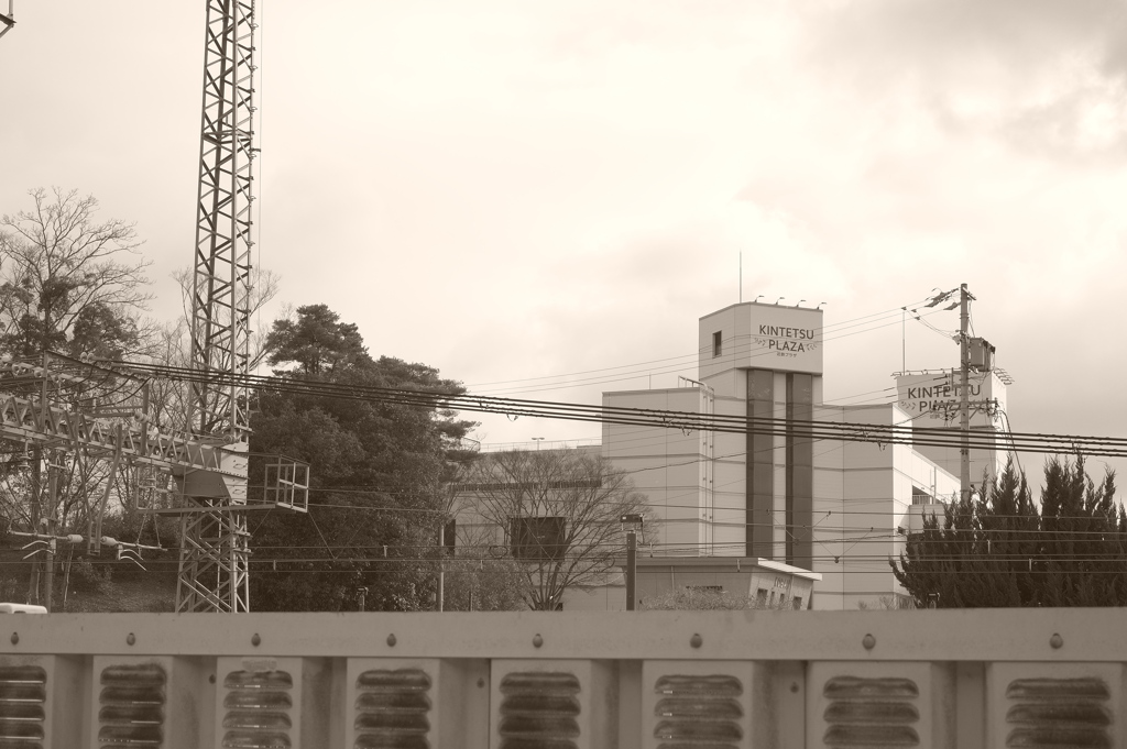 今日の駅前風景