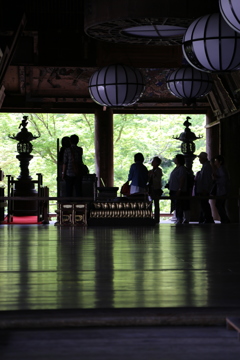 ５月の長谷寺　新緑