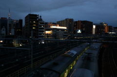 鶯谷歩道橋より