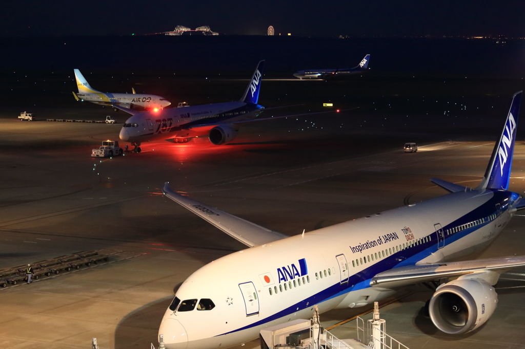 夜の羽田