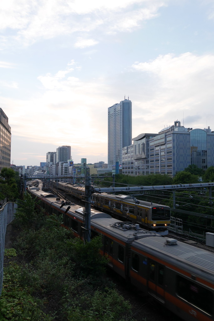 水道橋風景09　さいかち坂より