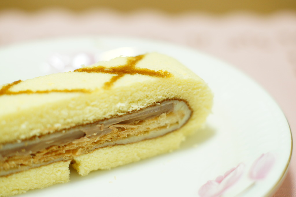 プディングパイロールケーキ