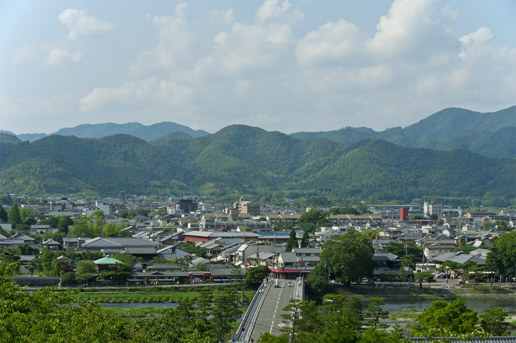 渡月橋一望