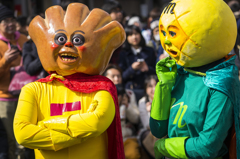 日本橋ストリートフェスタ2015天使過ぎる　アンパンマンに出てくる何か