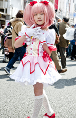 コスプレする少女