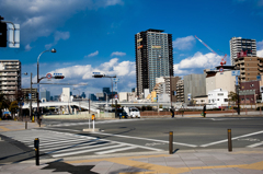 京セラドーム前の交差点