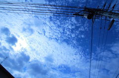青い空