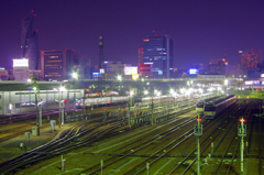 鉄道と街のW夜景２