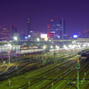 鉄道と街のW夜景２