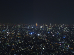 スカイツリー展望デッキより　その3　(手持ち撮影)