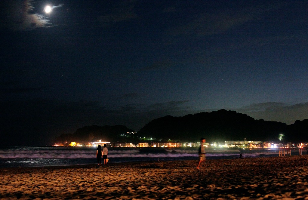 材木座海岸夏夜