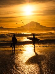Fuji and surfers#4