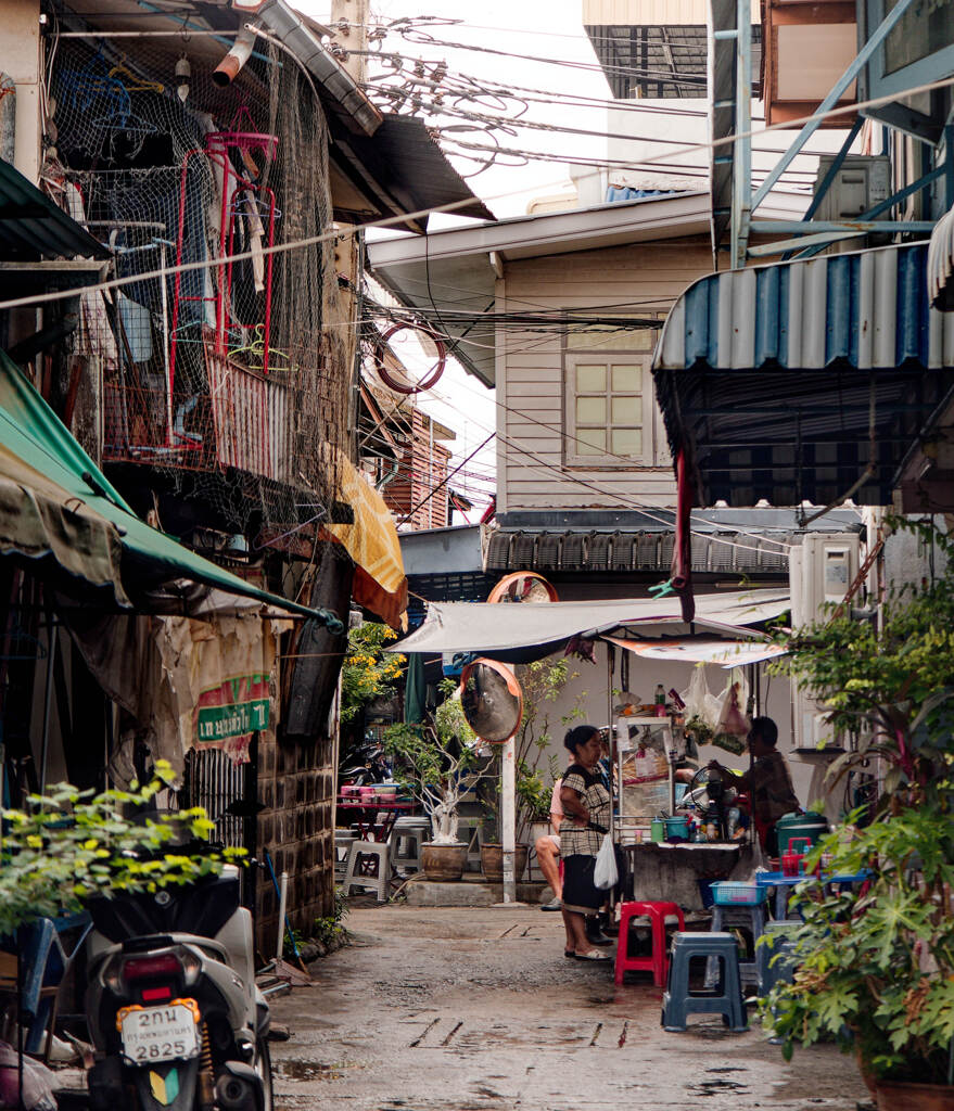 サムセン地区の路地＃２