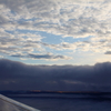 Sunlight between clouds