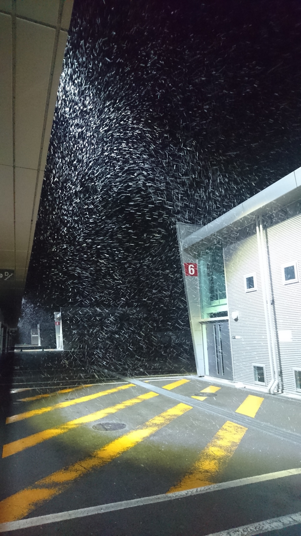 吹雪いてる～