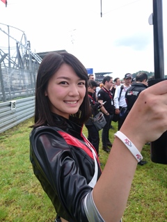 日傘さしてもらっちった。