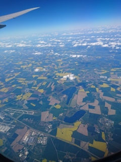 ドイツ上空