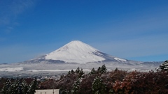 今朝の富士山