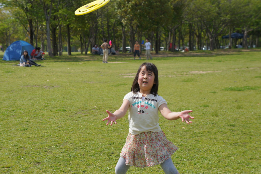 キャッチできるかな～？！