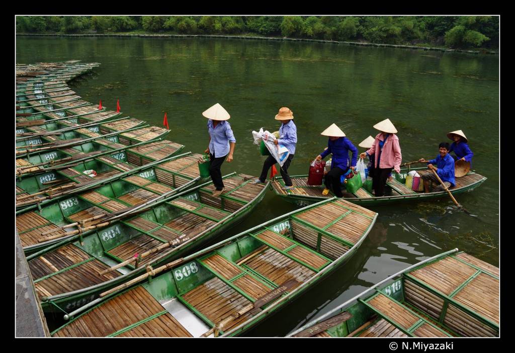 Trang An ボート乗り場