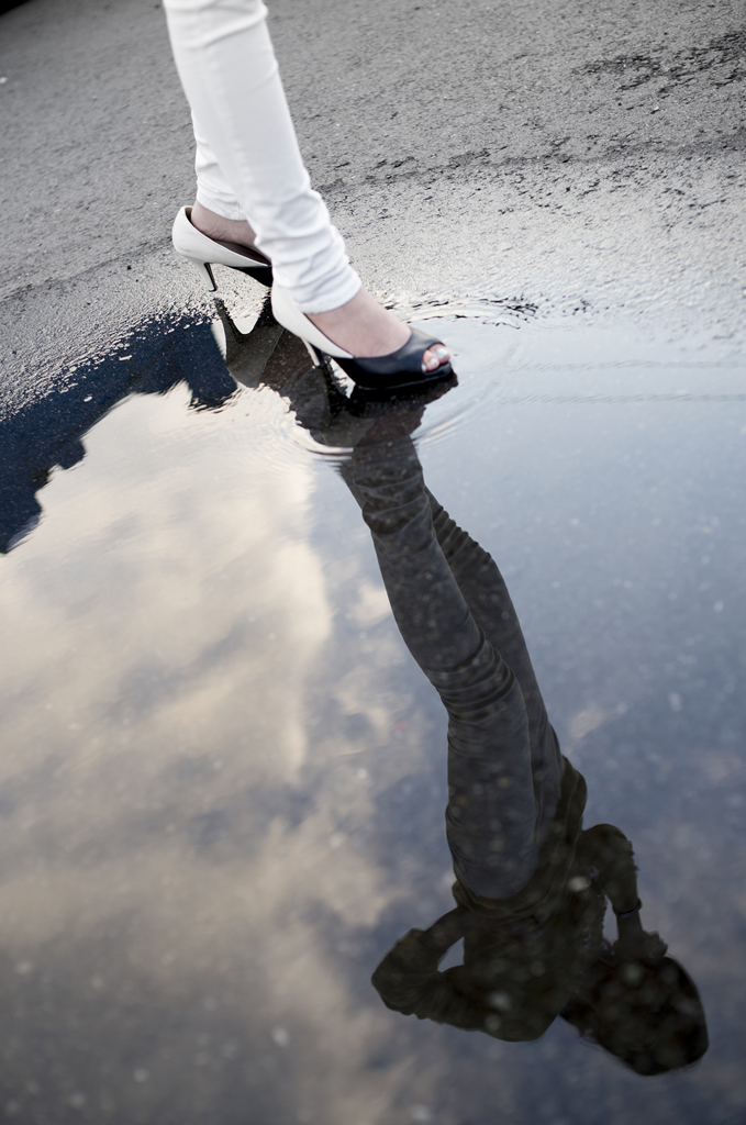 雨の後