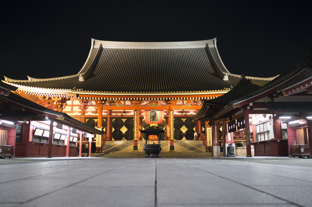 2人の浅草寺