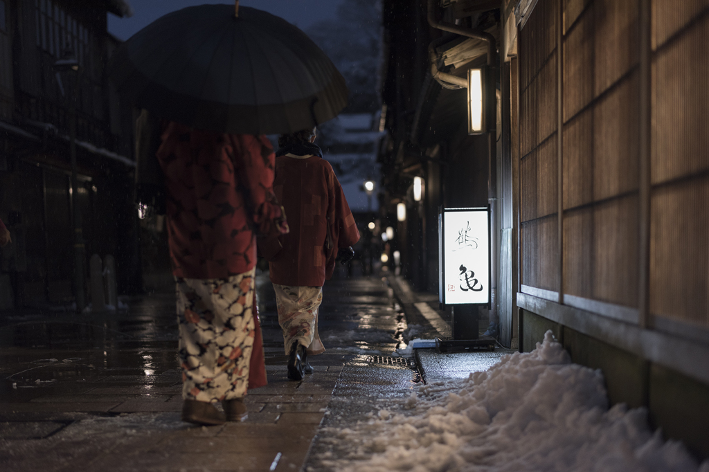 新年の雪