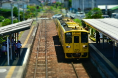 黄色の列車