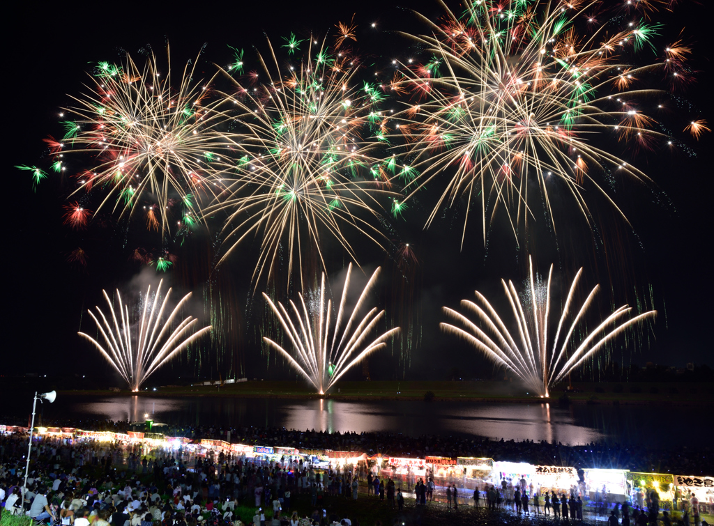 筑後川花火大会2016